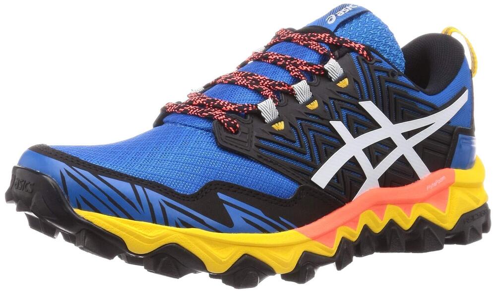ASICS Men's Gel-Fujitrabuco 8 Running Shoe, 12, Directoire Blue/White